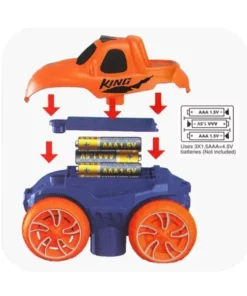 Changeable Track with LED Light-Up Race Car