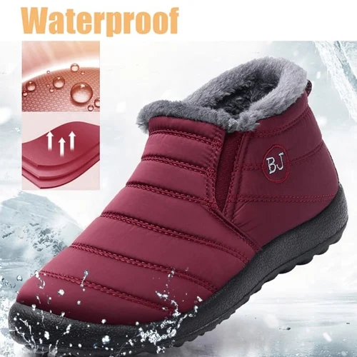 Winter Warm Snow Waterproof Cotton Shoes - Image 3