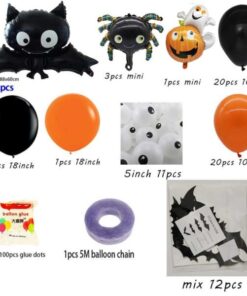 Halloween Colors Home Decoration Balloon Kit