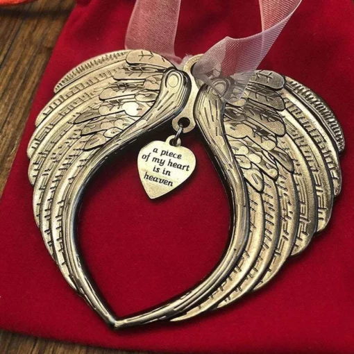 Božični okraski angelska krila zvonček-spomin