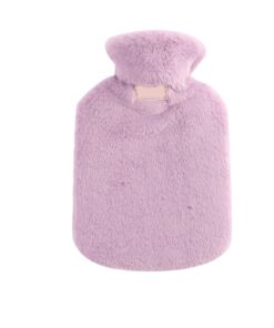 Hot Water Bottle with Soft Fur Cover