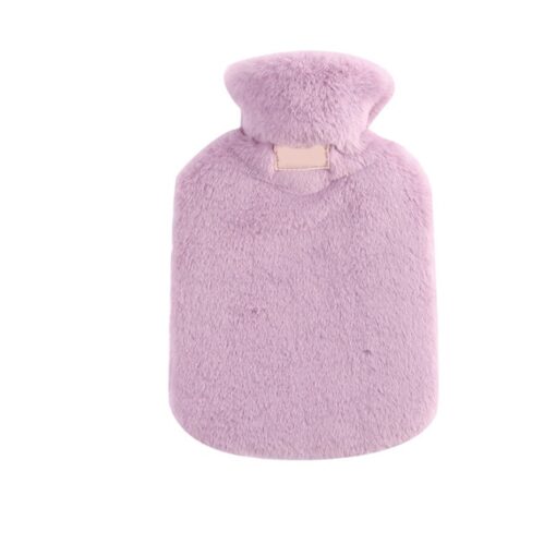 Hot Water Bottle with Soft Fur Cover