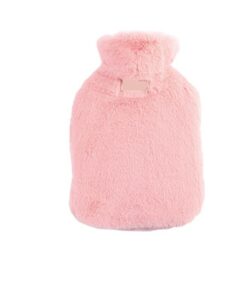 Hot Water Bottle with Soft Fur Cover