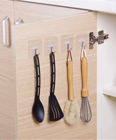 Adhesive Hooks For Walls (5 Pieces)