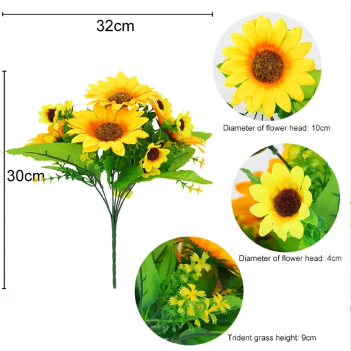 SunFlower Soverom Gul Floral