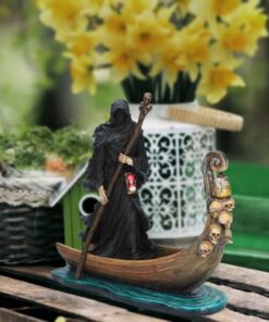 Scary Man Boat Resin Figurine Home Decor