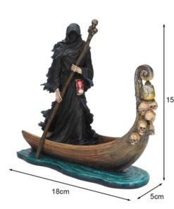 Scary Man Boat Resin Figurine Home Decor