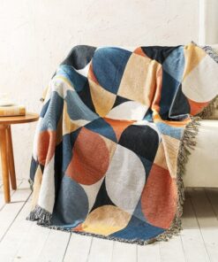 Vintage Pumpkin Sofa Cover Blanket