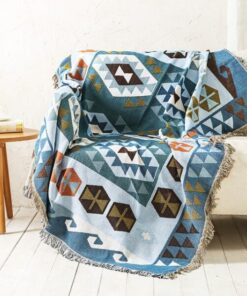 Vintage Pumpkin Sofa Cover Blanket