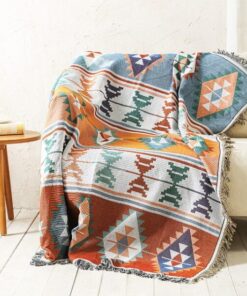 Vintage Pumpkin Sofa Cover Blanket