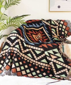 Vintage Pumpkin Sofa Cover Blanket