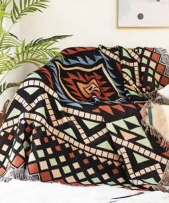 Vintage Pumpkin Sofa Cover Blanket