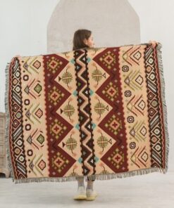 Vintage Pumpkin Sofa Cover Blanket