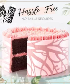Cake Lace Decoration Stencil (Set of 10)