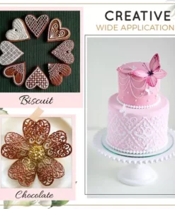 Cake Lace Decoration Stencil (Set of 10)