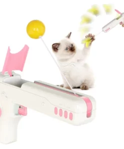 Interactive Cat Teaser Feather Wand