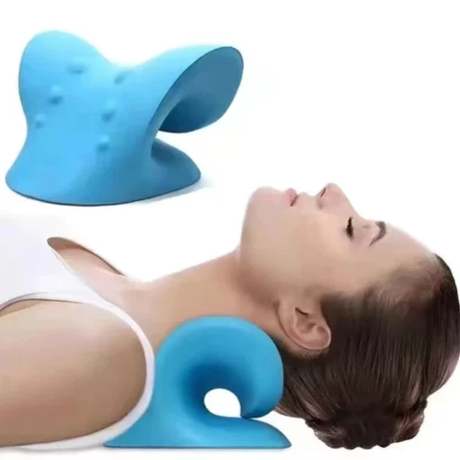 Cervical Neck Traction Pillow- For Neck Pain Relief