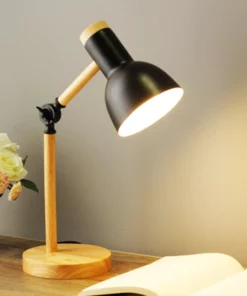 Wooden Folding Table Lamp 3D Night Light