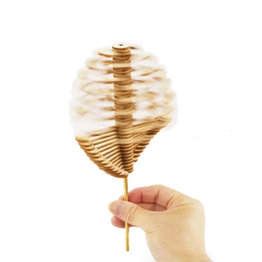 သစ်သား Lollipop စိတ်ဖိစီးမှု သက်သာစေသော အရုပ်