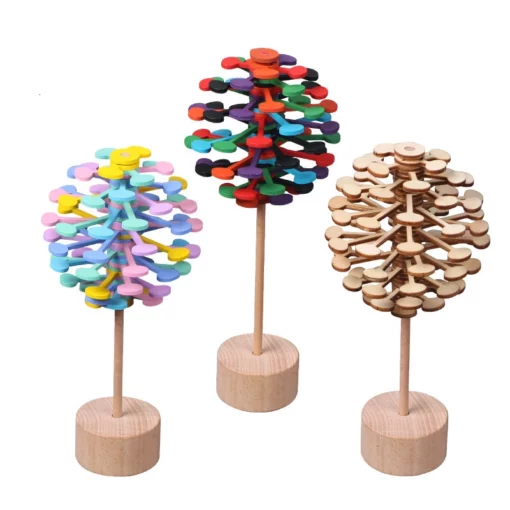 Wooden Lollipop Stress Relief Toy