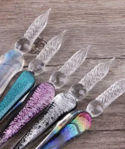 Crystal Starry Sky Glass Ink Pen