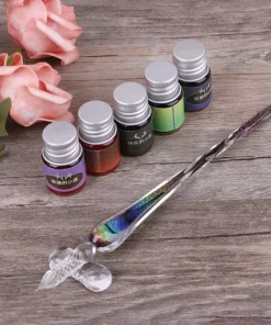 Crystal Starry Sky Glass Ink Pen