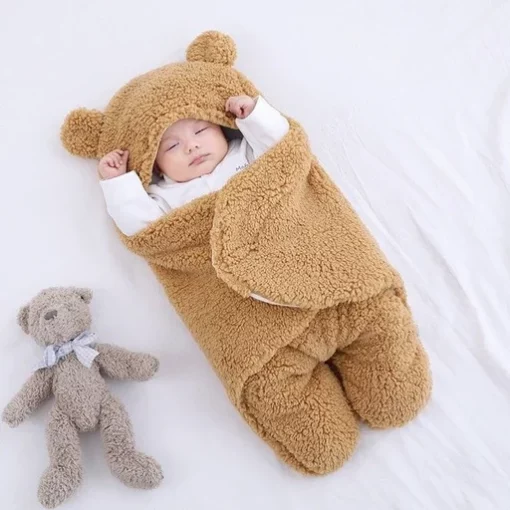 गोंडस नवजात बाळ कंबल