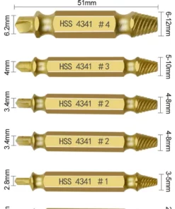 Damaged Screw Extractor Kit