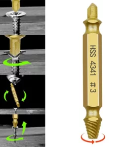 Damaged Screw Extractor Kit