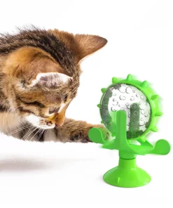 Rotating Windmill Pet Toy