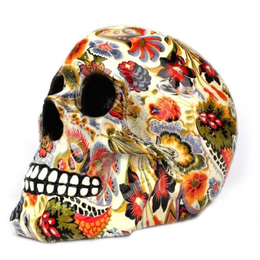 Creative Colorful Resin Skull Halloween Party Decoration