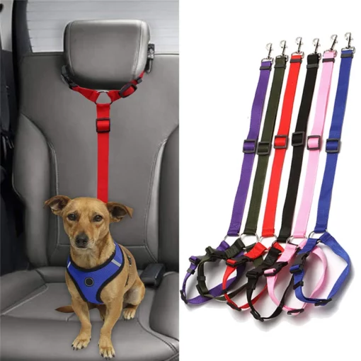 Seqhomane sa Pet Car Rear Seat Ring Safety Rope