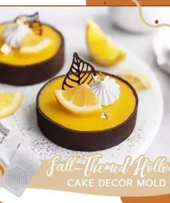 Fall-Themed Hollow Cake Decor Mold