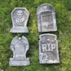 Foam Skeleton Halloween Tombstone