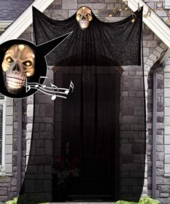 Ghost Skull Hangable Halloween Decoration