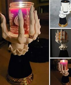 Halloween Resin Witch Hand Candle Holder