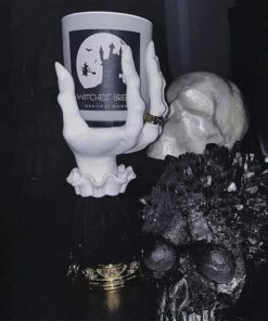 Halloween Resin Witch Hand Candle Holder