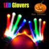 Halloween LED Light Up Skeleton Hand Gloves
