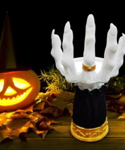 Halloween Resin Witch Hand Candle Holder