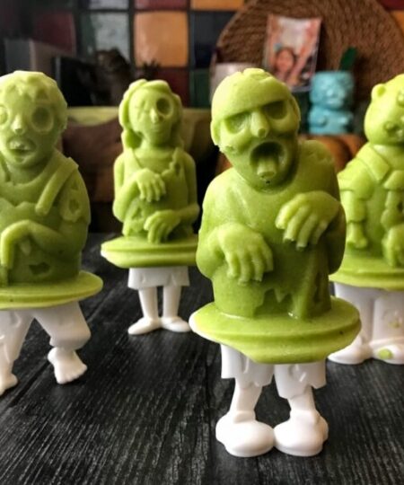 Halloween Zombies Ice Pop Molds