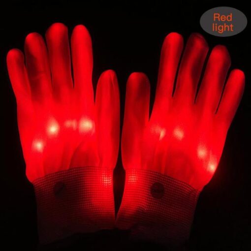 Хелоуин LED светещи скелетни ръкавици