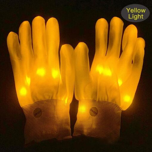 Хелоуин LED светещи скелетни ръкавици