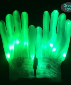 Halloween LED Light Up Skeleton Hand Gloves