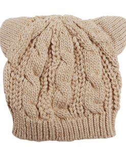 3D Knitted Cat Ear Beanie Cap
