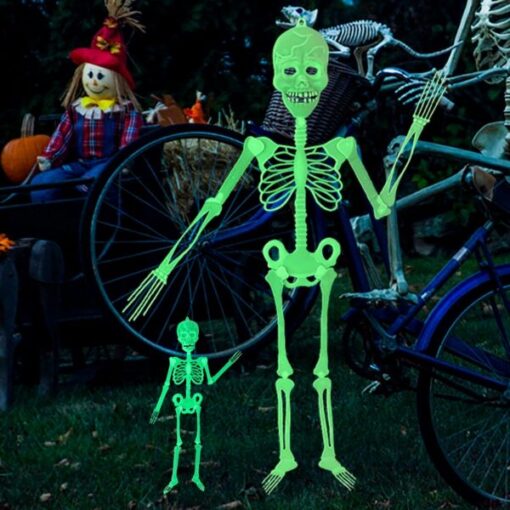 Dekorasi Pintu Skeleton Luminous Halloween