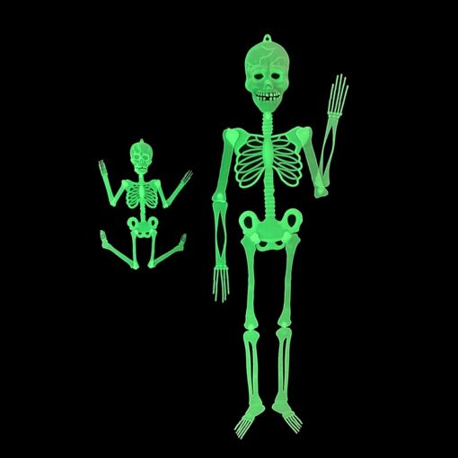Zokongoletsera Zapakhomo za Halloween Zowala za Skeleton