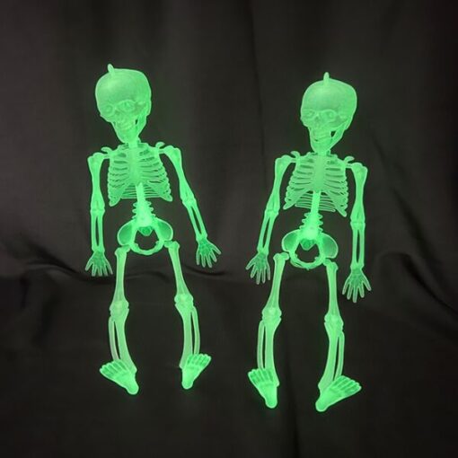 Décorations de Porte Squelette Lumineux d'Halloween