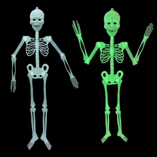 Halloween Luminous Skeleton Door Dekorasyon