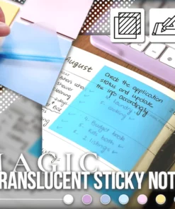 Oveallgo™ PRO Waterproof Translucent Sticky Notes