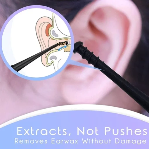 Почистващ препарат за уши за многократна употреба с микро четина
